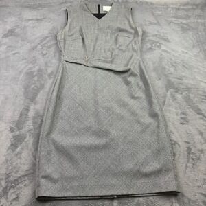 Hugo Boss Dress Womens Size 6 Wool Sheath Fitted Career Business Classic Luxury